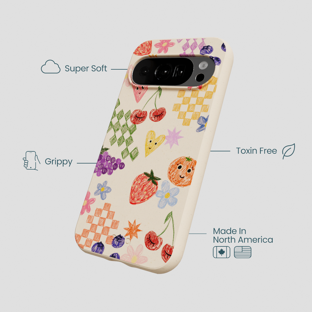 Seashell Pencil Doodles Google Pixel 10/10 Pro Case