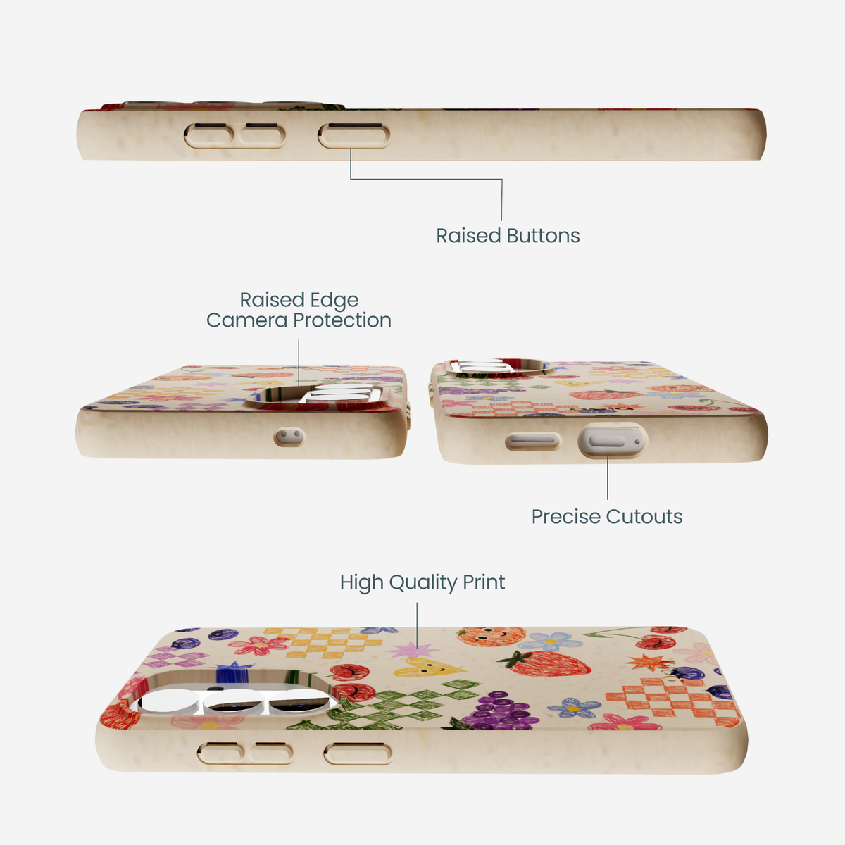 Seashell Pencil Doodles Samsung Galaxy S26 Case