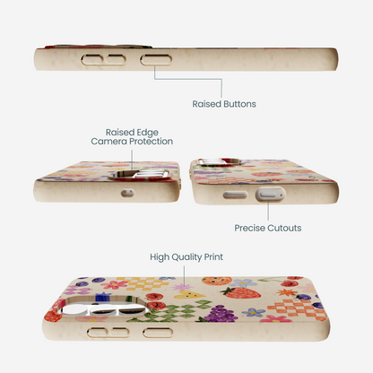 Seashell Pencil Doodles Samsung Galaxy S26 Case