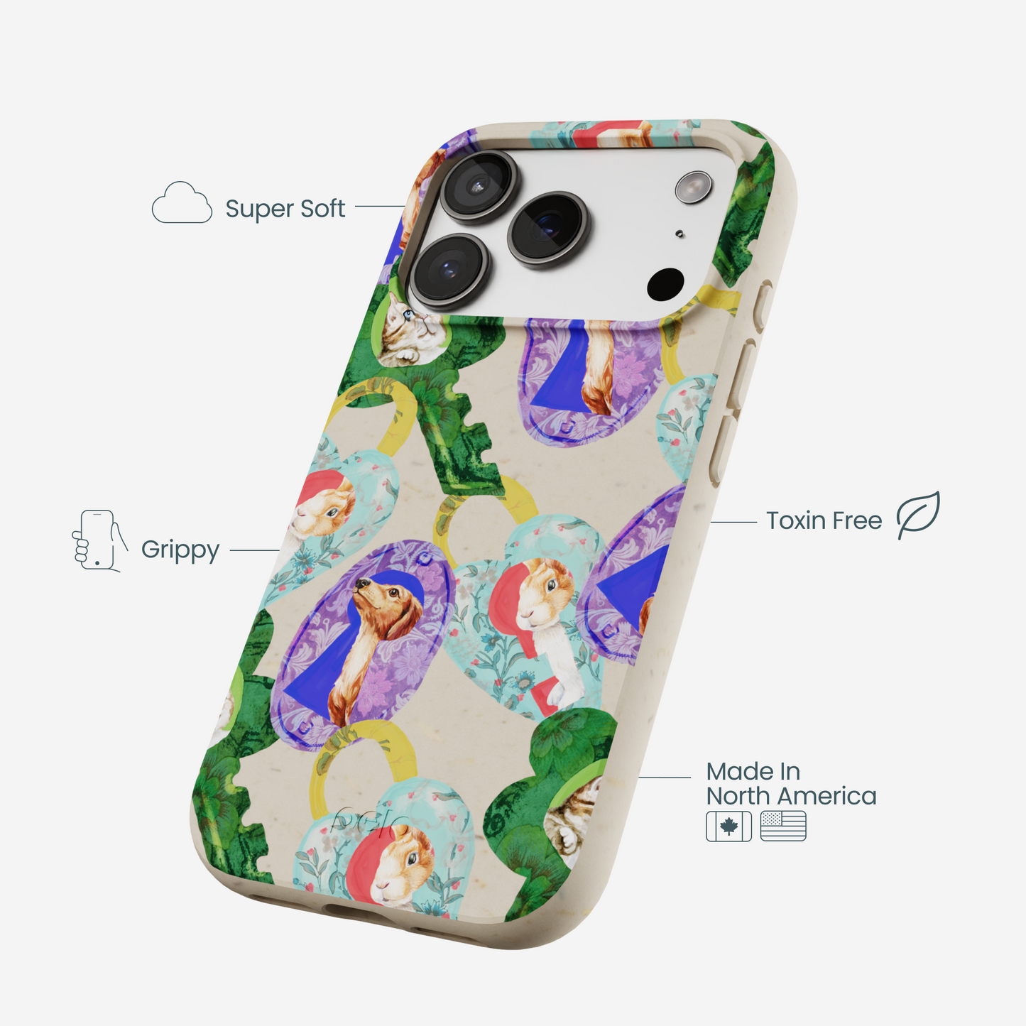 London Fog Pet Locket iPhone 17 Pro Case