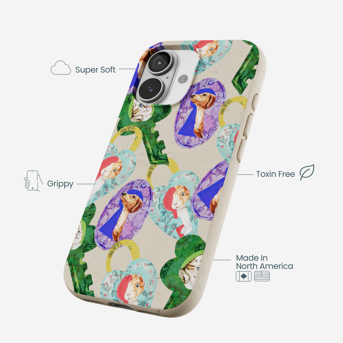 London Fog Pet Locket iPhone 17 Case