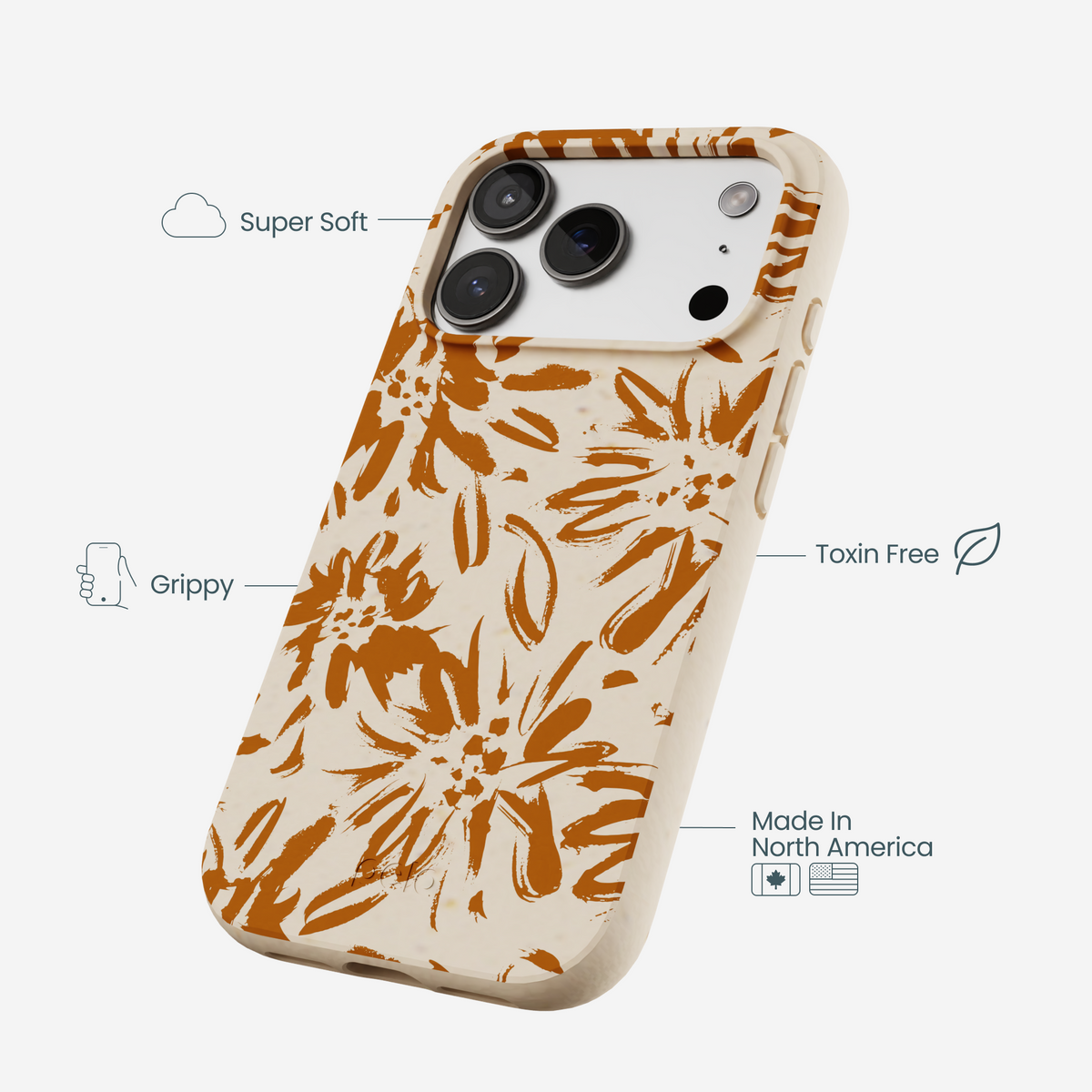 Seashell Petal Burst iPhone 17 Pro Case