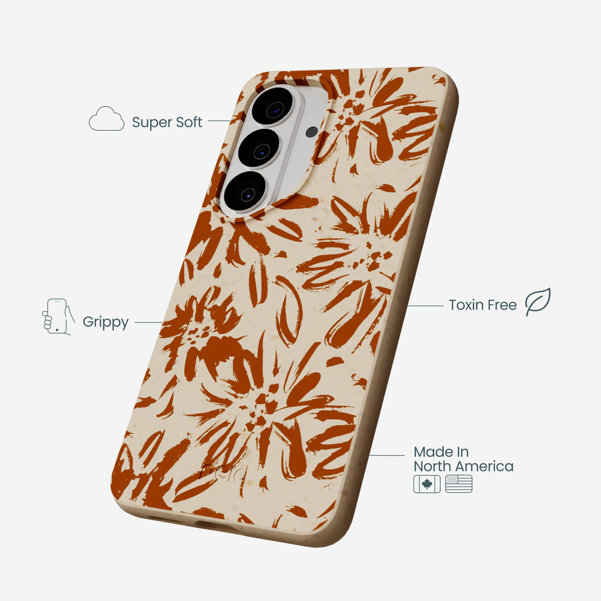 Seashell Petal Burst Samsung Galaxy S26 Case