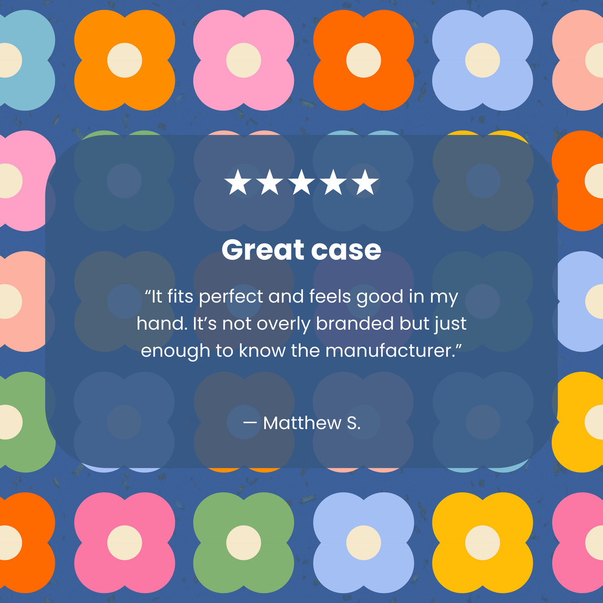 Electric Blue Petal Pop Google Pixel 10/10 Pro Case