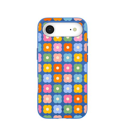 Electric Blue Petal Pop iPhone Air Case