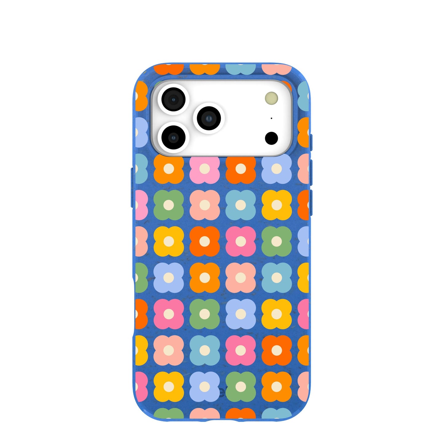 Electric Blue Petal Pop iPhone 17 Pro Max Case