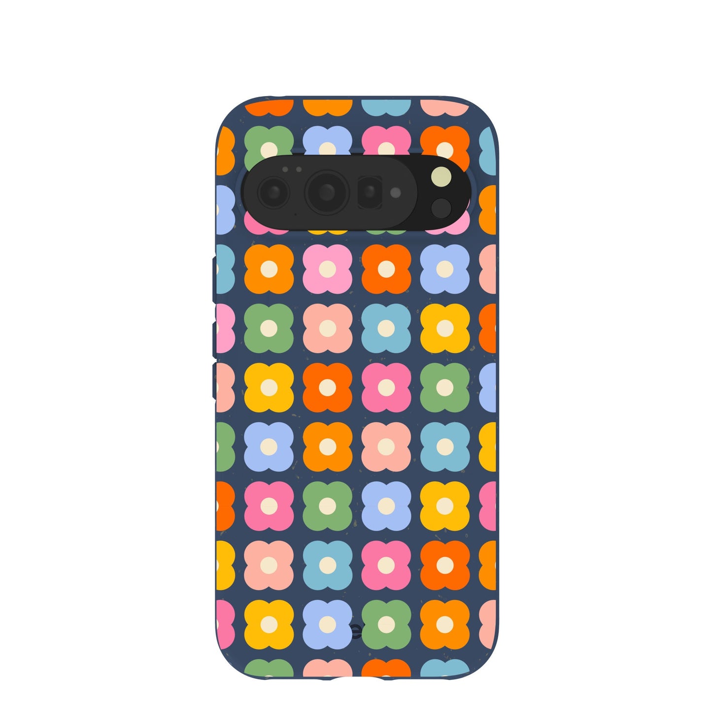 Navy Blue Petal Pop Google Pixel 10 Pro XL Case
