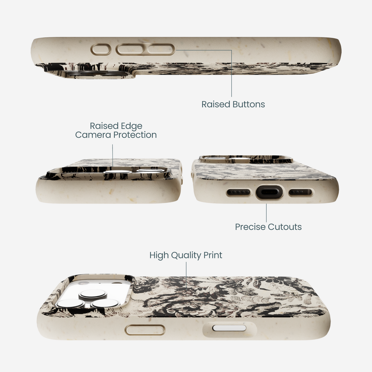 London Fog Petal Press iPhone 17 Pro Case