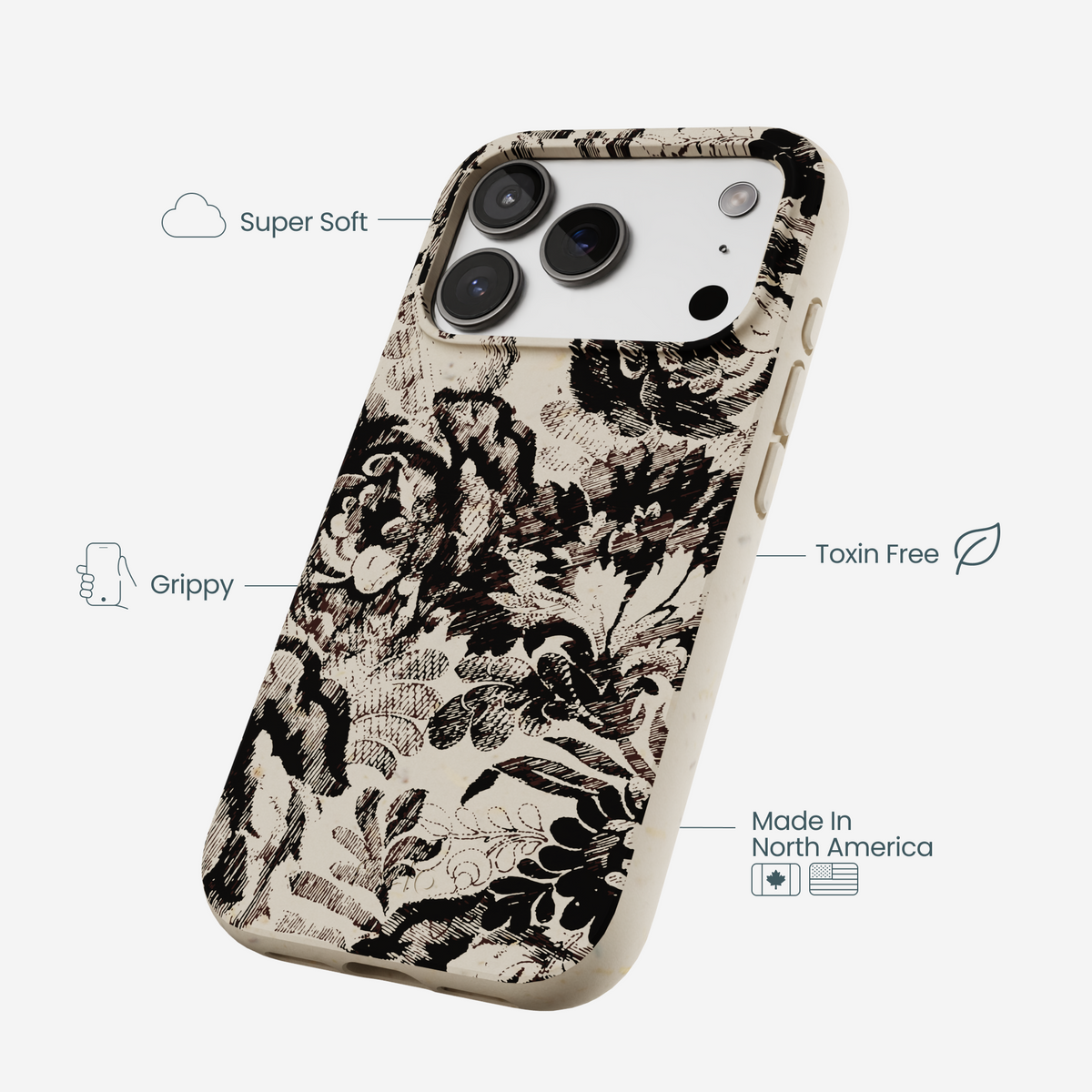 London Fog Petal Press iPhone 17 Pro Case