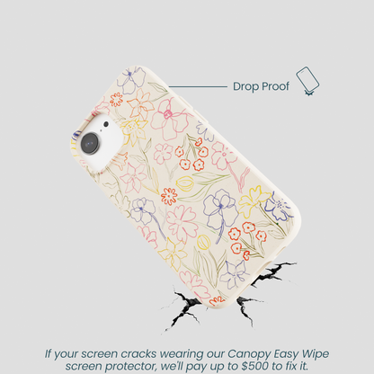 Seashell Petals Sketch iPhone 16e/17e Case