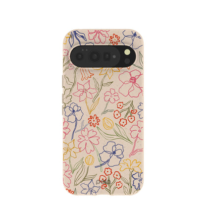 Seashell Petals Sketch Google Pixel 10 Pro XL Case