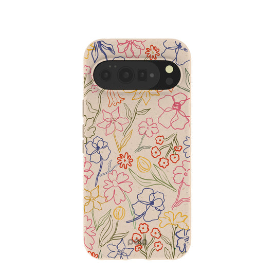Seashell Petals Sketch Google Pixel 10 Pro XL Case