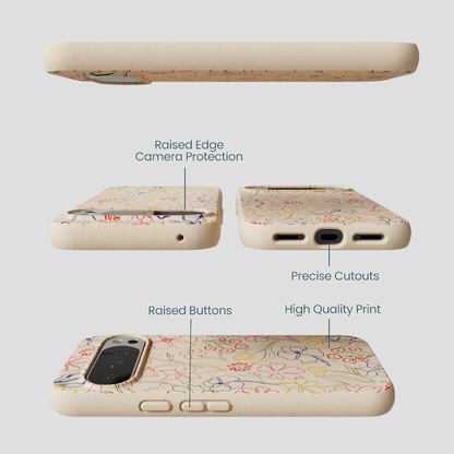 Seashell Petals Sketch Google Pixel 10 Pro XL Case