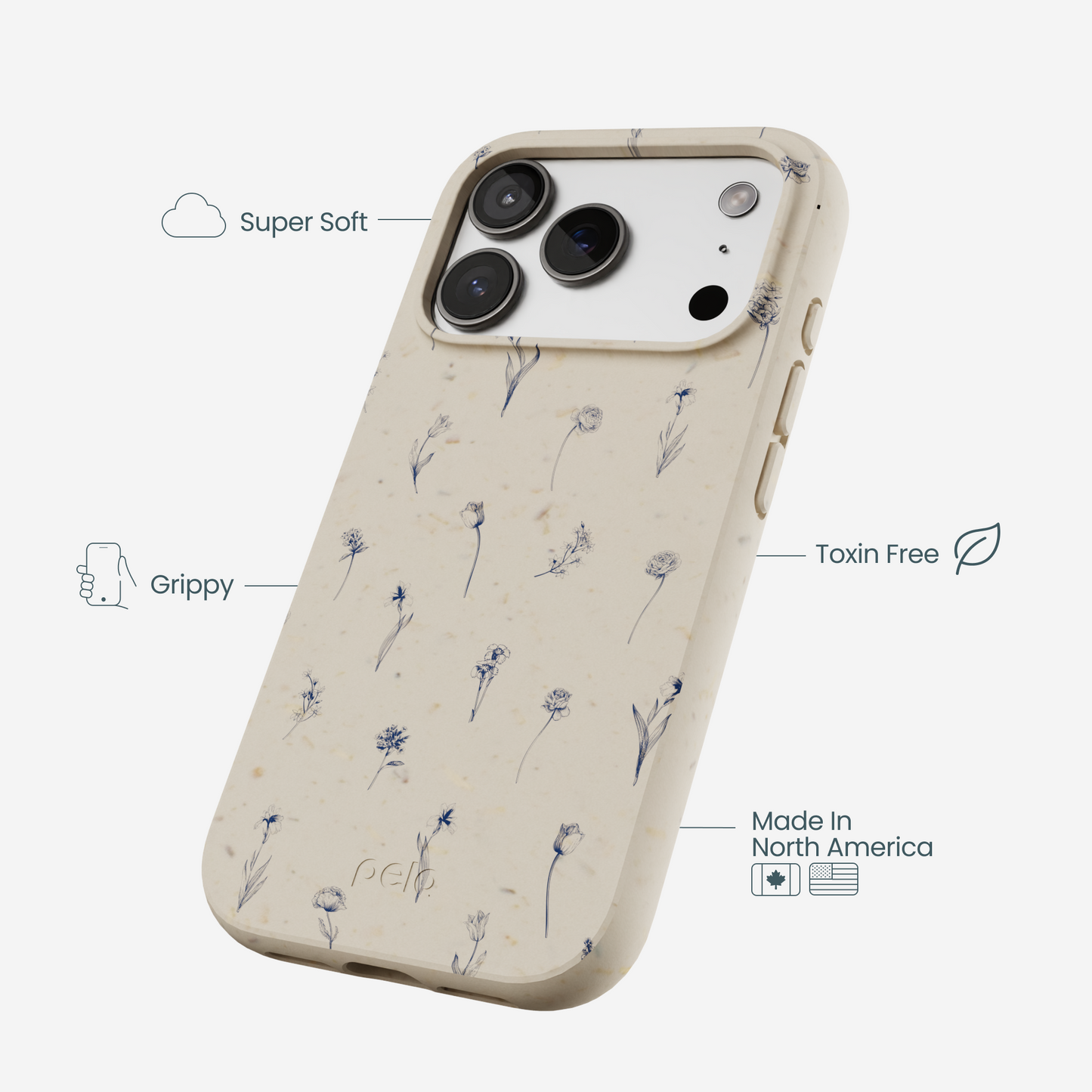 London Fog Petite Perennials iPhone 17 Pro Case