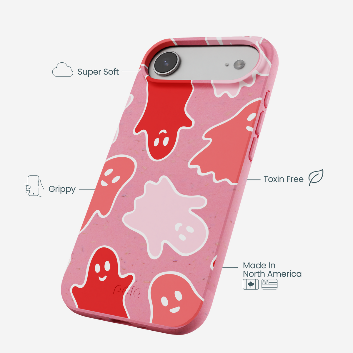 Bubblegum Pink Phantom Pals iPhone Air Case