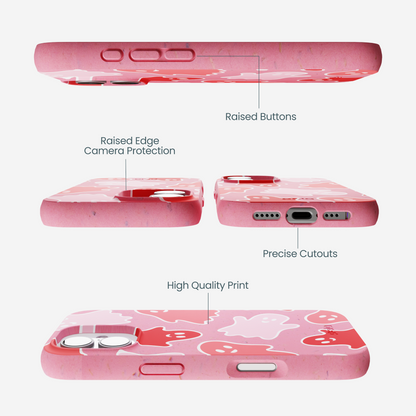 Bubblegum Pink Phantom Pals iPhone 17 Case