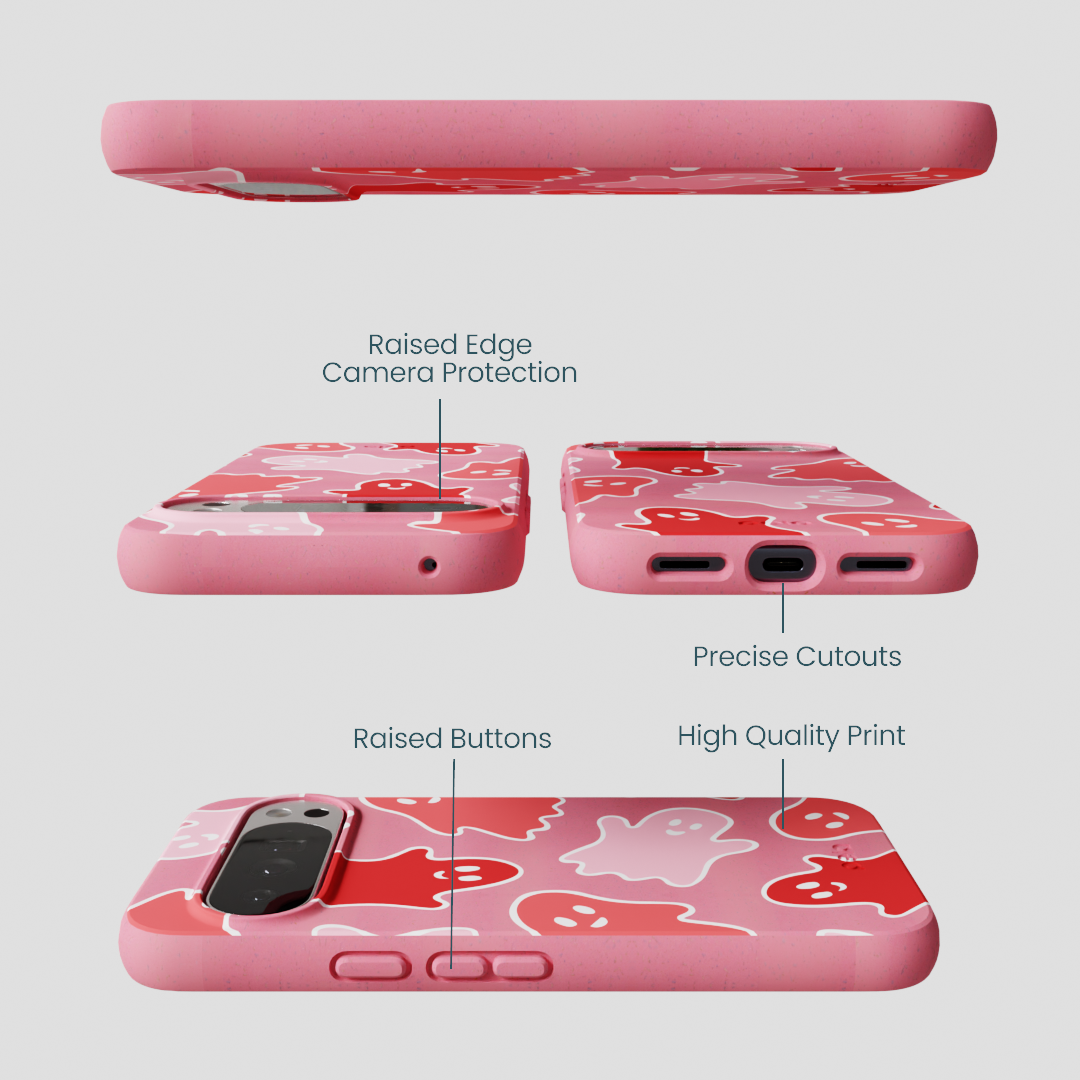 Bubblegum Pink Phantom Pals Google Pixel 10 Pro XL Case