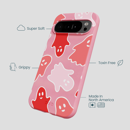 Bubblegum Pink Phantom Pals Google Pixel 10 Pro XL Case