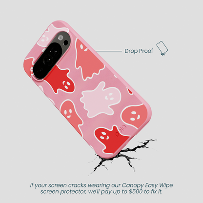 Bubblegum Pink Phantom Pals Google Pixel 10/10 Pro Case