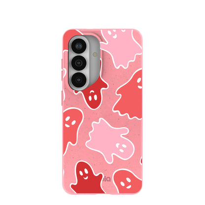 Bubblegum Pink Phantom Pals Samsung Galaxy S26 Case