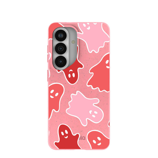 Bubblegum Pink Phantom Pals Samsung Galaxy S26 Case