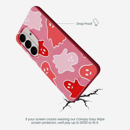 Bubblegum Pink Phantom Pals Samsung Galaxy S26 Case