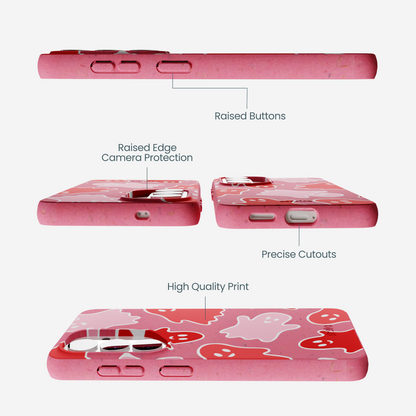 Bubblegum Pink Phantom Pals Samsung Galaxy S26 Case