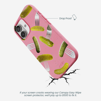 Bubblegum Pink Pickle Party iPhone 17 Case