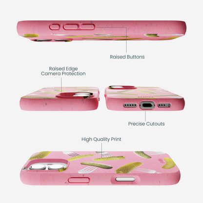Bubblegum Pink Pickle Party iPhone 17 Case