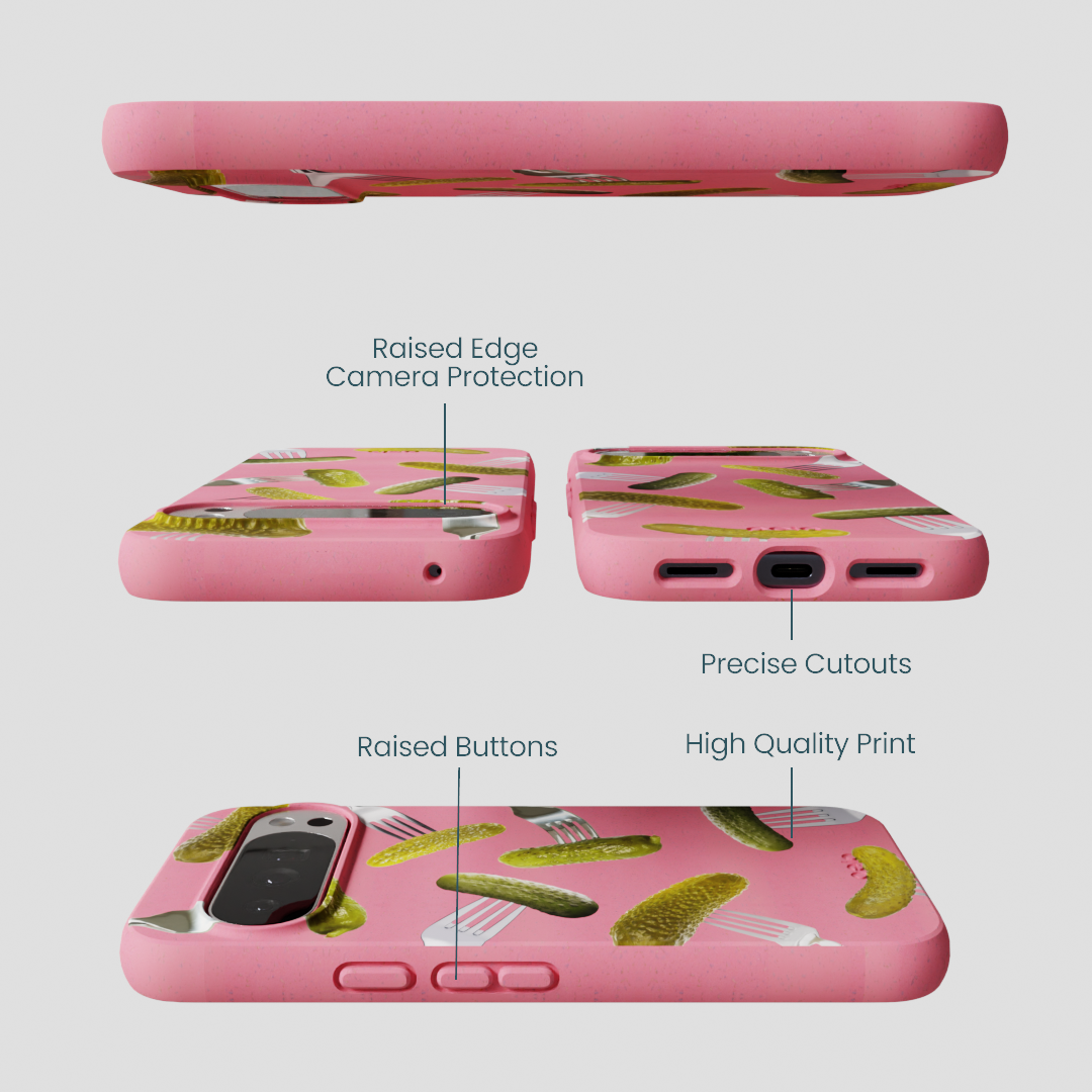 Bubblegum Pink Pickle Party Google Pixel 10 Pro XL Case