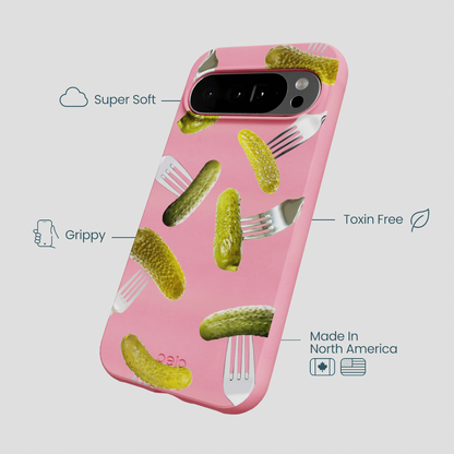 Bubblegum Pink Pickle Party Google Pixel 10 Pro XL Case