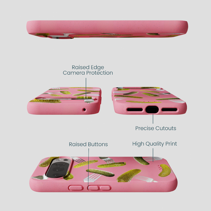Bubblegum Pink Pickle Party Google Pixel 10/10 Pro Case