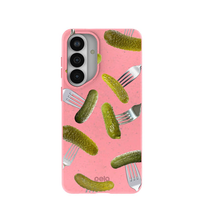 Bubblegum Pink Pickle Party Samsung Galaxy S26+(Plus) Case