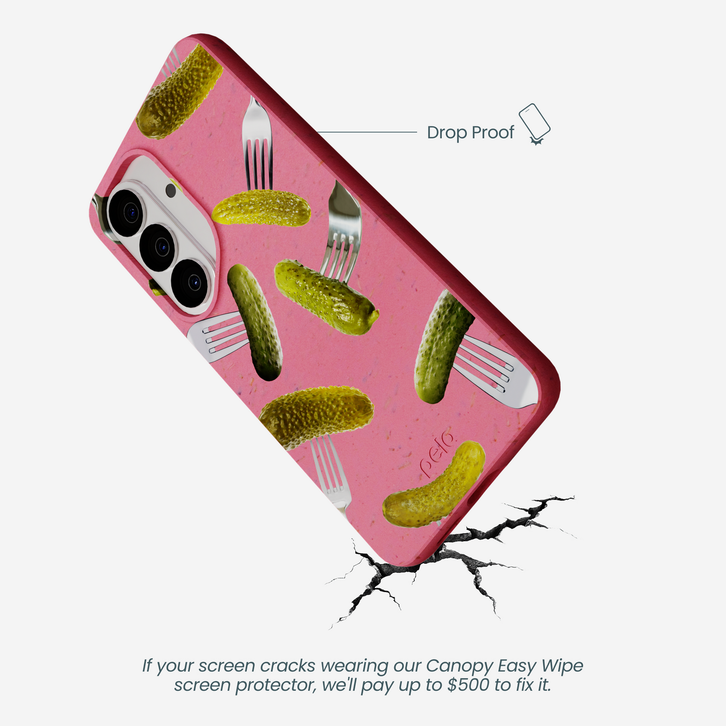 Bubblegum Pink Pickle Party Samsung Galaxy S26 Case