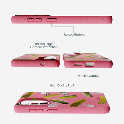 Bubblegum Pink Pickle Party Samsung Galaxy S26 Case