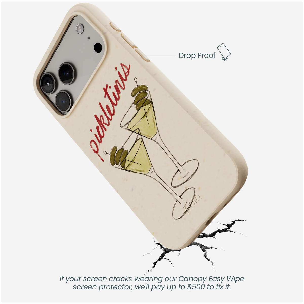 Seashell Pickletinis iPhone 17 Pro Max Case