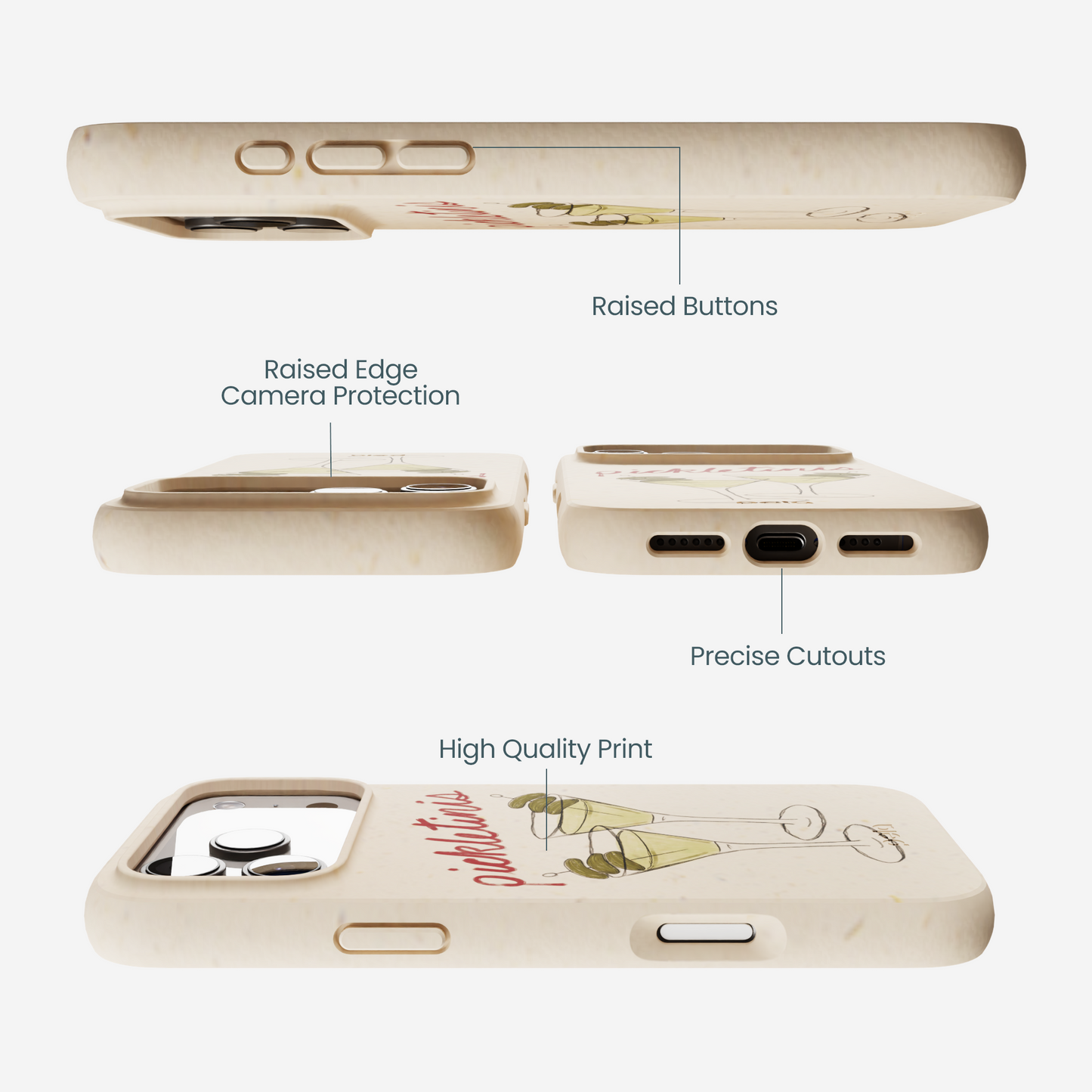 Seashell Pickletinis iPhone 17 Pro Max Case