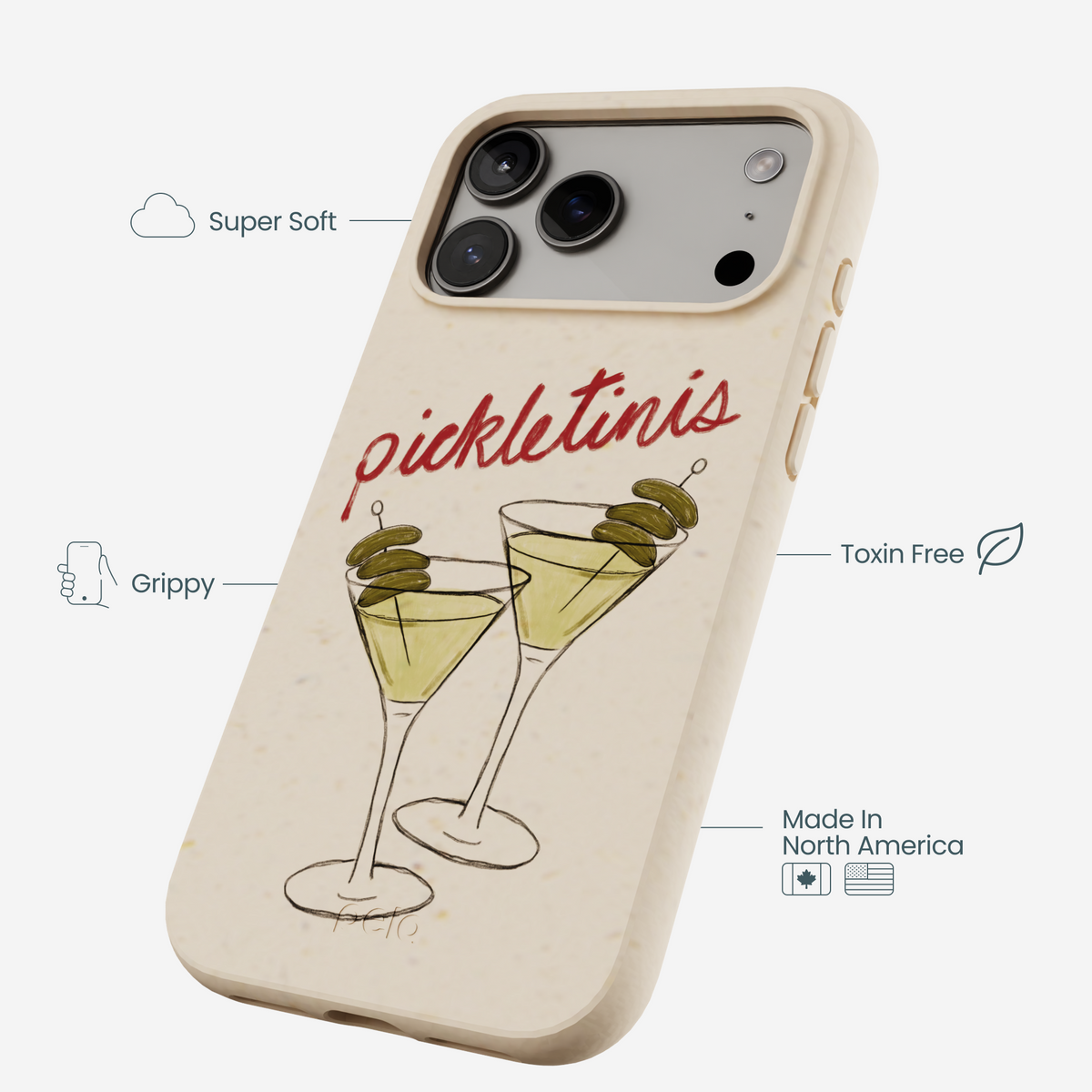 Seashell Pickletinis iPhone 17 Pro Max Case