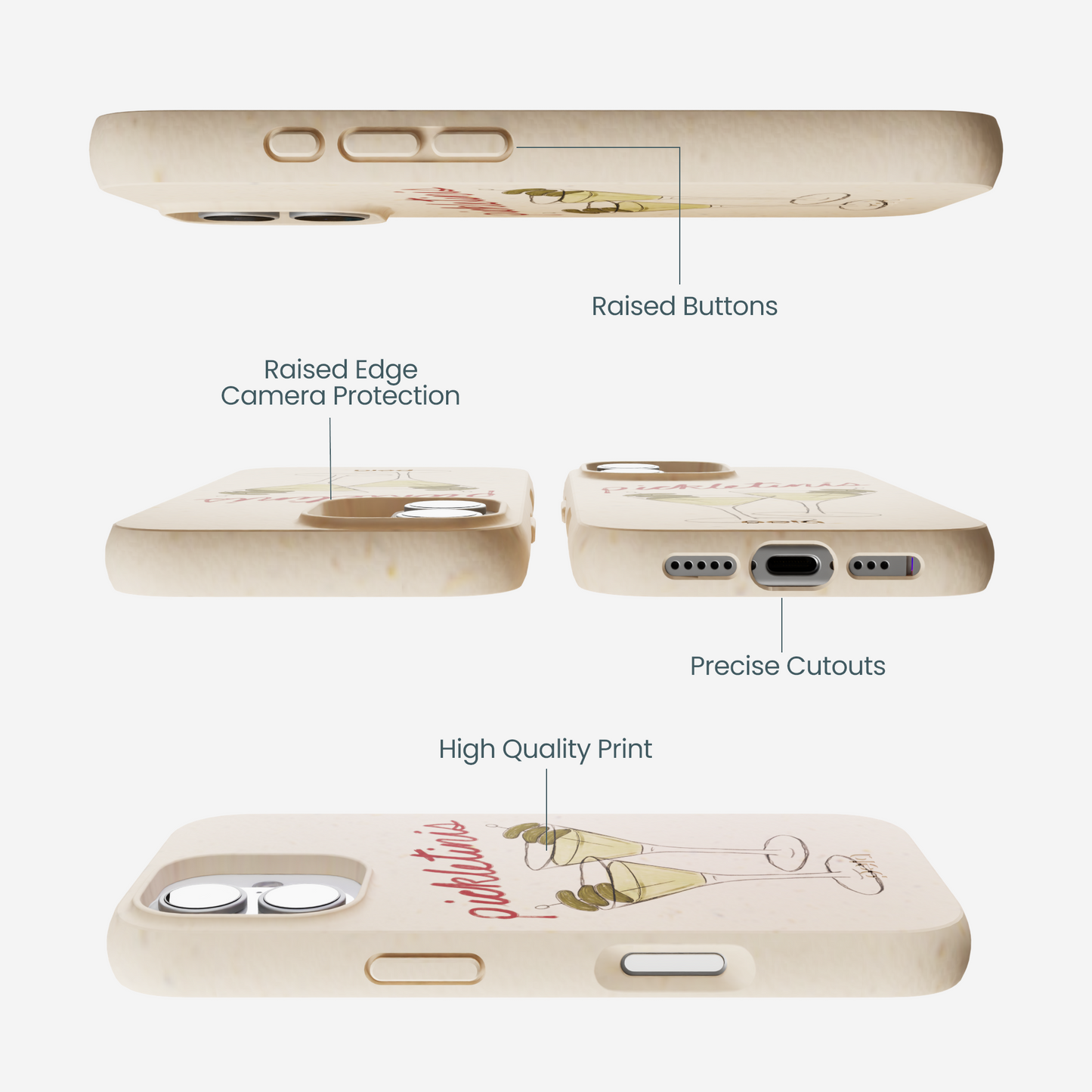 Seashell Pickletinis iPhone 17 Case