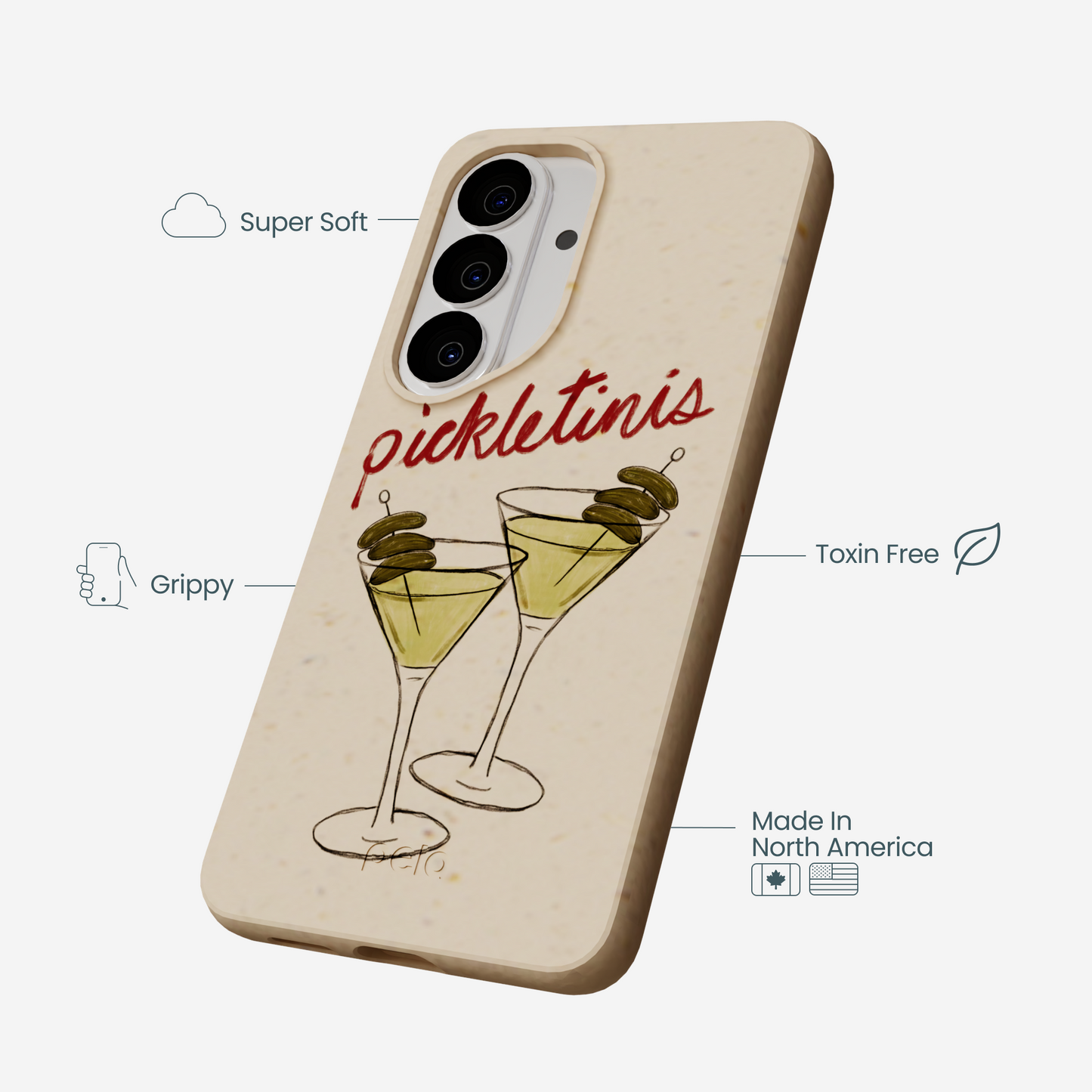 Seashell Pickletinis Samsung Galaxy S26 Case