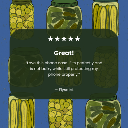 Electric Blue Pickling Pickles iPhone 17 Pro Max Case