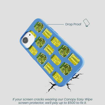 Electric Blue Pickling Pickles iPhone 16e/17e Case