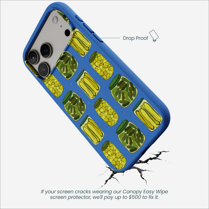 Electric Blue Pickling Pickles iPhone 17 Pro Max Case