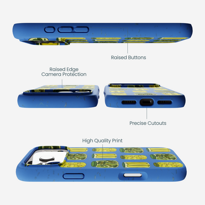 Electric Blue Pickling Pickles iPhone 17 Pro Max Case