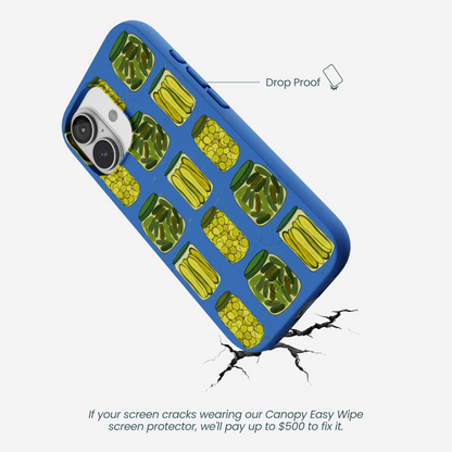 Electric Blue Pickling Pickles iPhone 17 Case
