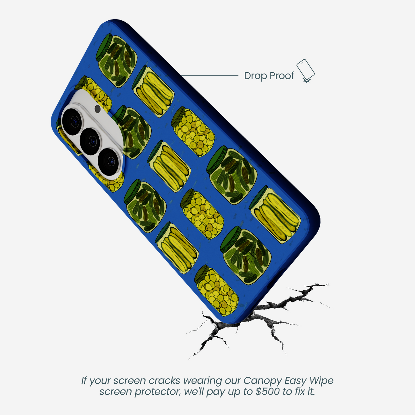 Electric Blue Pickling Pickles Samsung Galaxy S26 Case