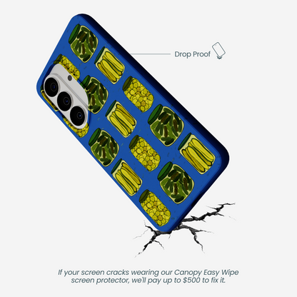 Electric Blue Pickling Pickles Samsung Galaxy S26 Case