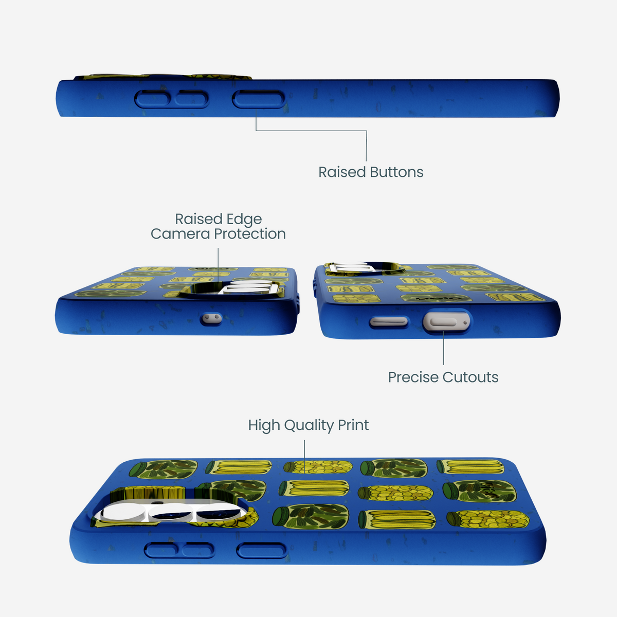 Electric Blue Pickling Pickles Samsung Galaxy S26 Case