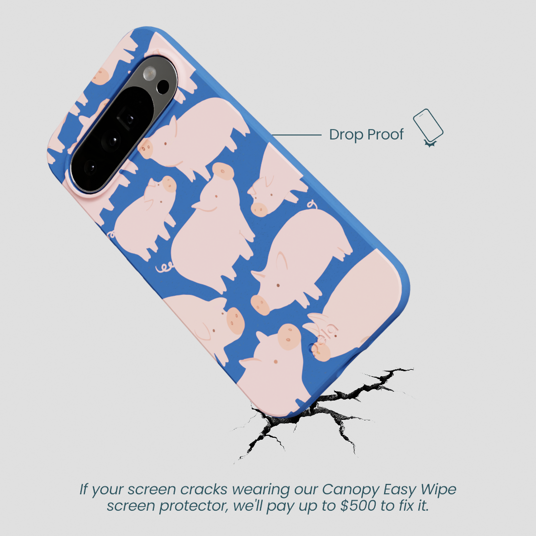 Electric Blue Piggies Google Pixel 10 Pro XL Case