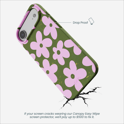 Forest Floor Pink Blooms iPhone Air Case